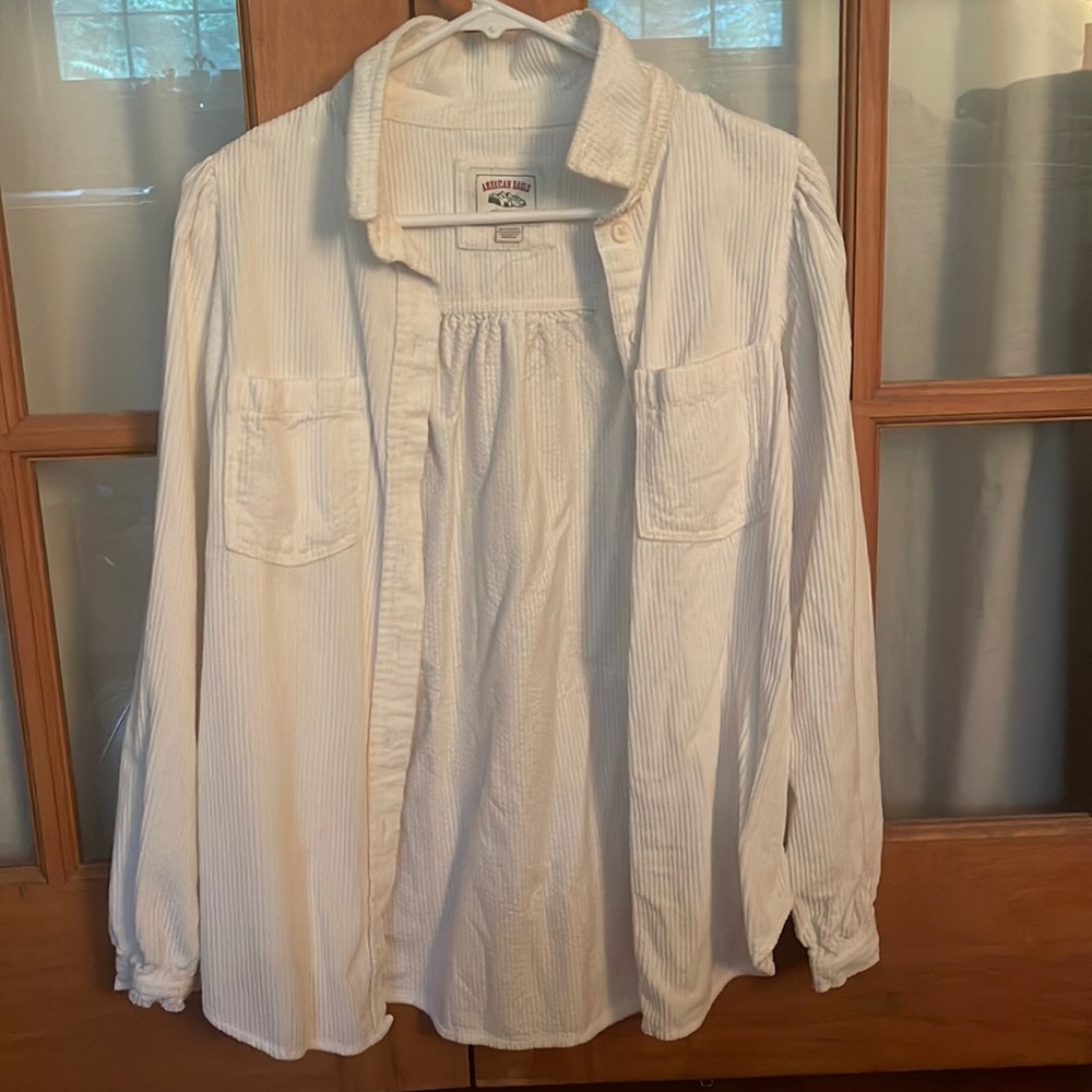 AE Corduroy Oversized Shirt - Perfect for Fall transition!